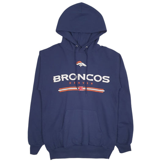 Mens Navy NFL Denver Broncos Hoodie Jumper