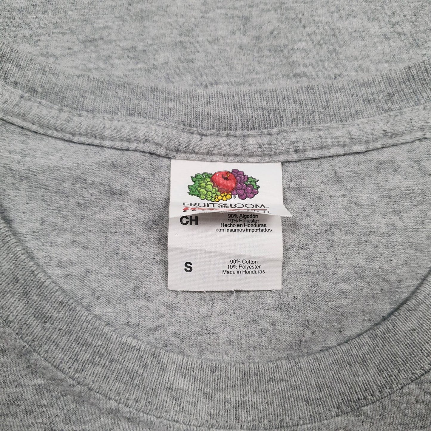 Mens Grey Fruit Of The Loom Taft Tennis  T Shirt