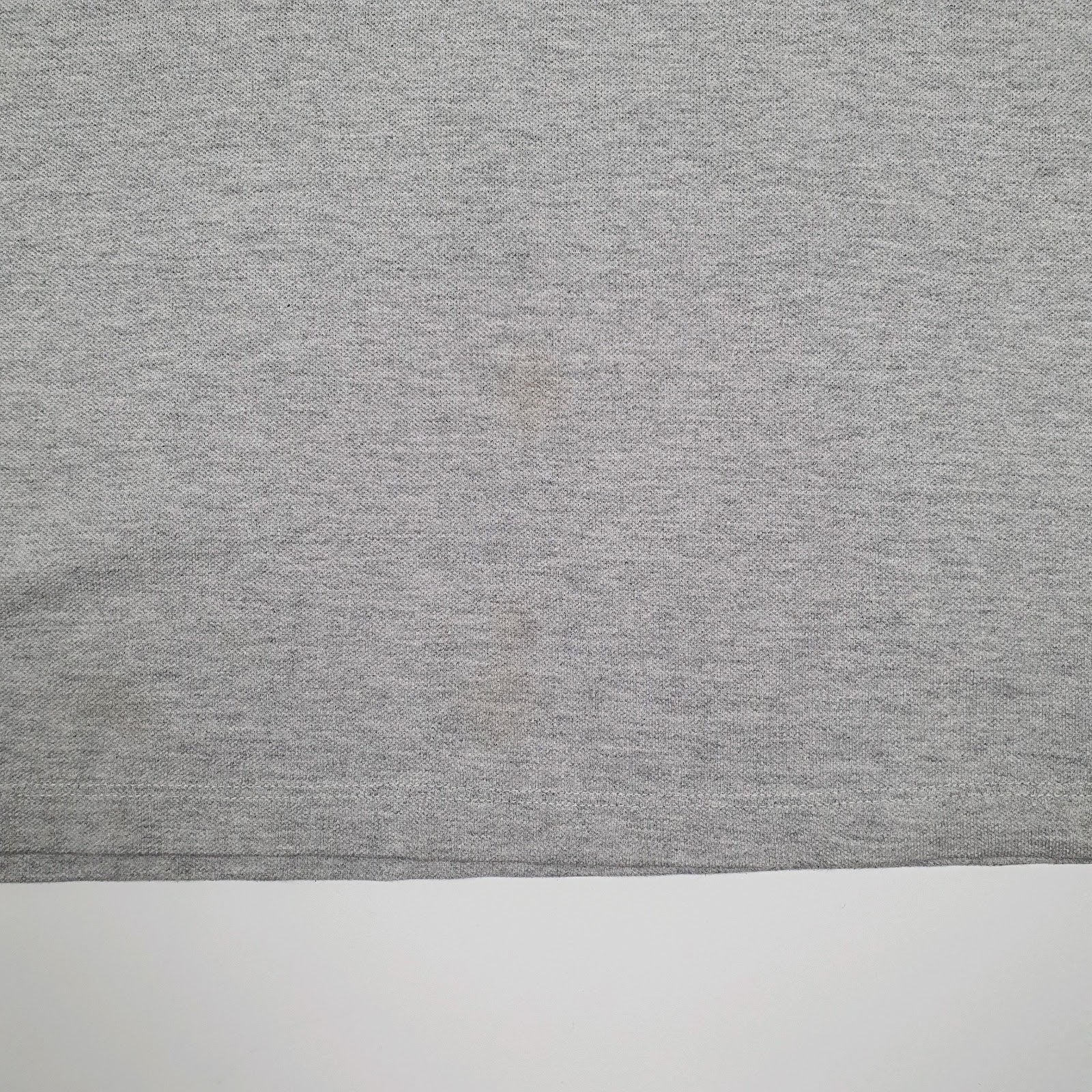 Mens Grey Fila  Hoodie Polo Shirt