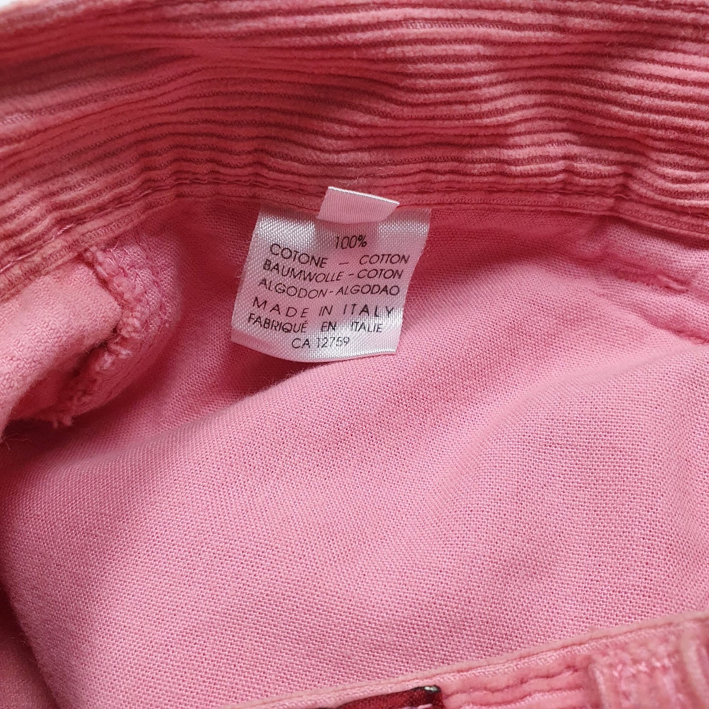 Womens Pink Stefanel Contemporary Corduroy  Shorts