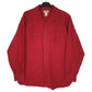 Mens Red L.L.Bean Chamois Long Sleeve Shirt