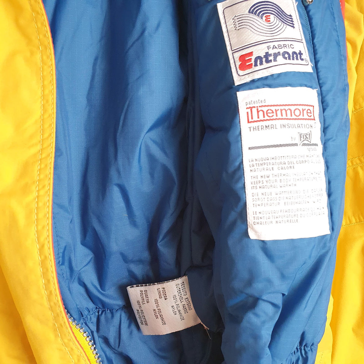 Womens Yellow Belfe & Belfe Equipment Skiing Padded  Coat