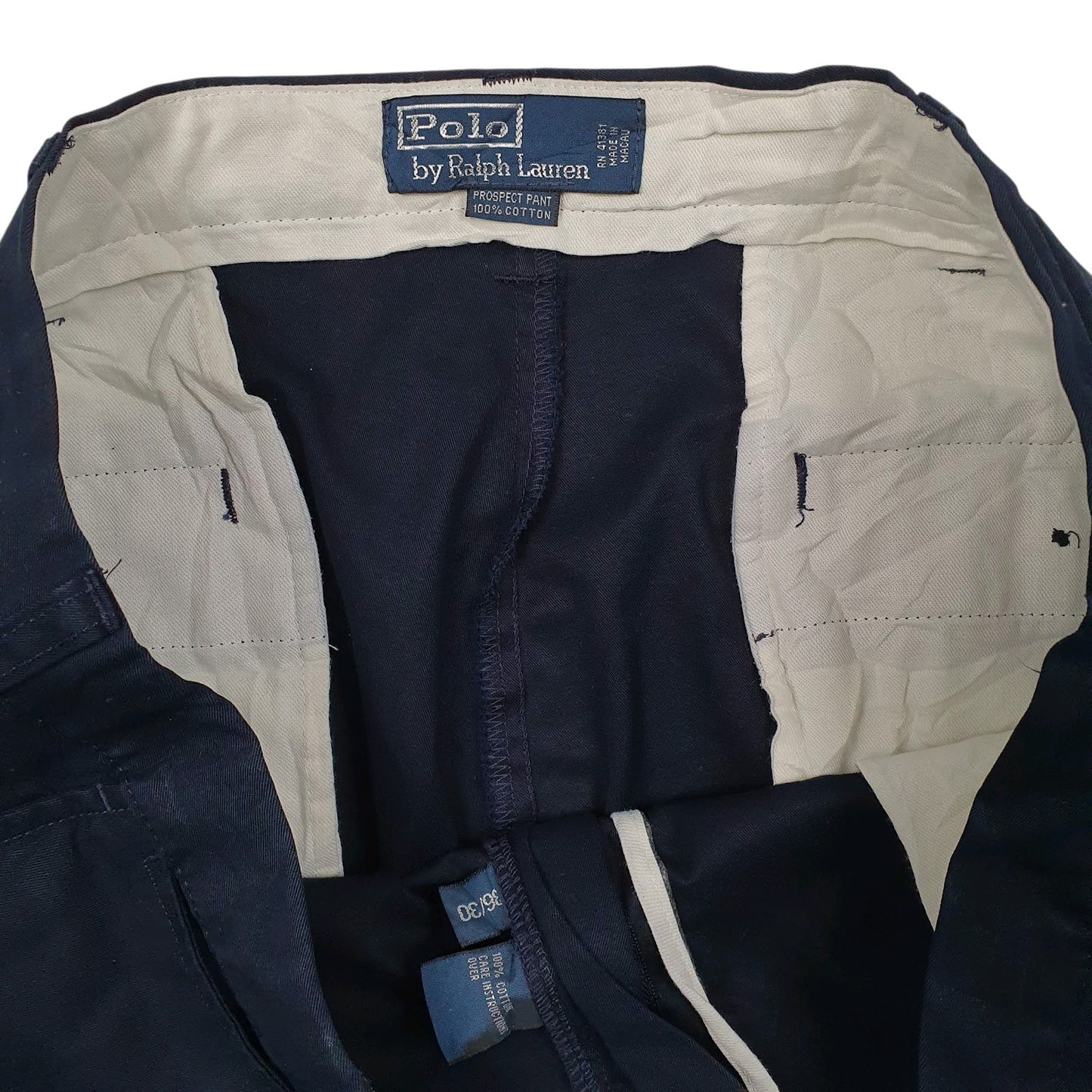 Mens Navy Polo Ralph Lauren Prospect Pant  Trousers