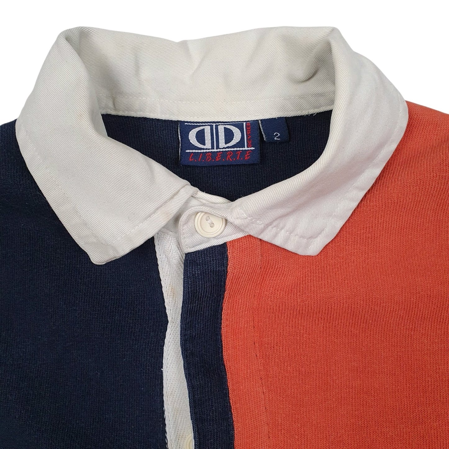 Mens Navy Devred Liberte Rugby  Polo Shirt