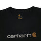 Mens Black Carhartt   T Shirt