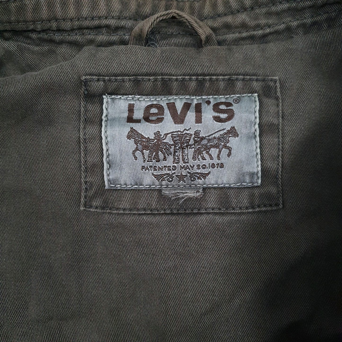 Mens Green Levis   Coat
