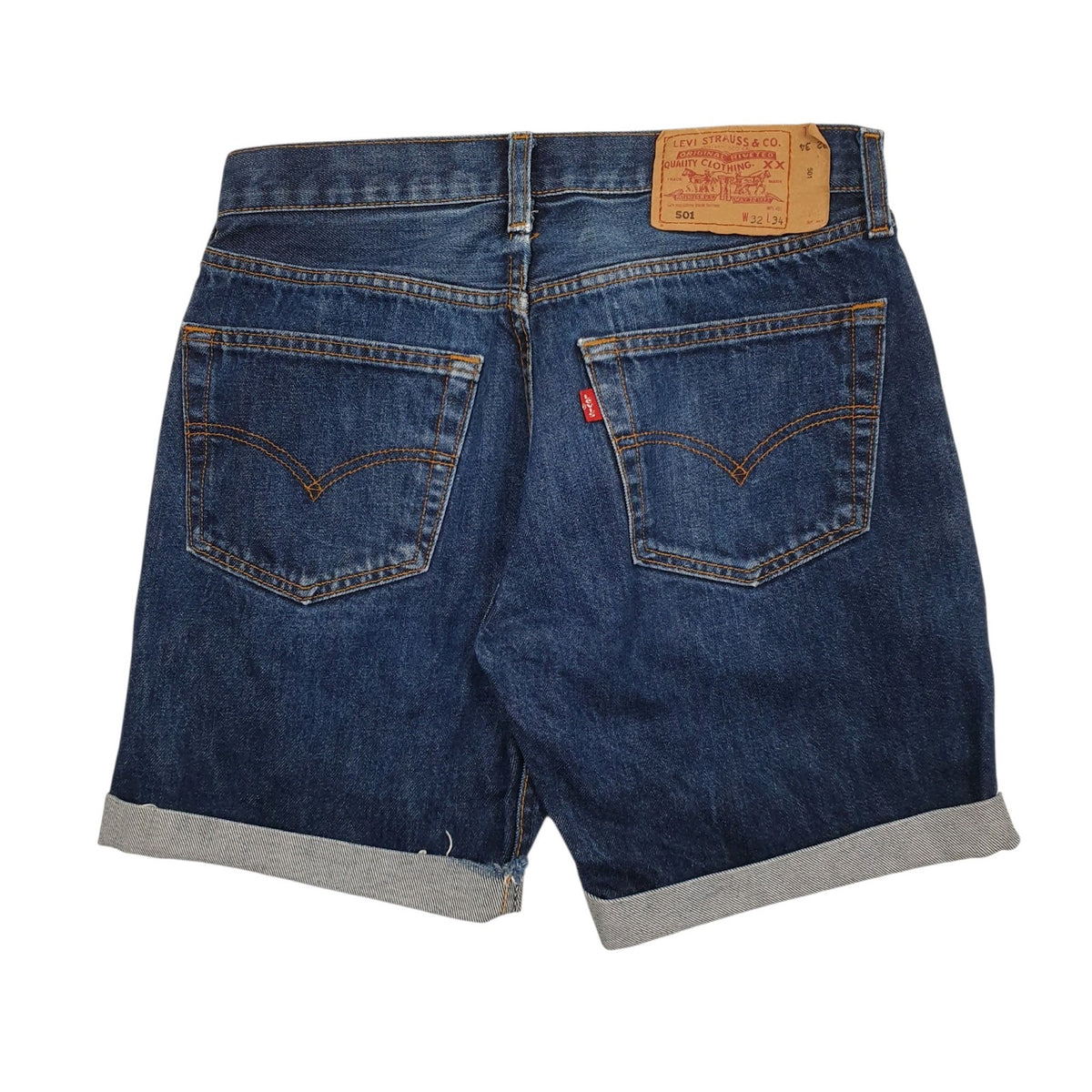 Mens Blue Levis 501 Vintage 00s  Shorts