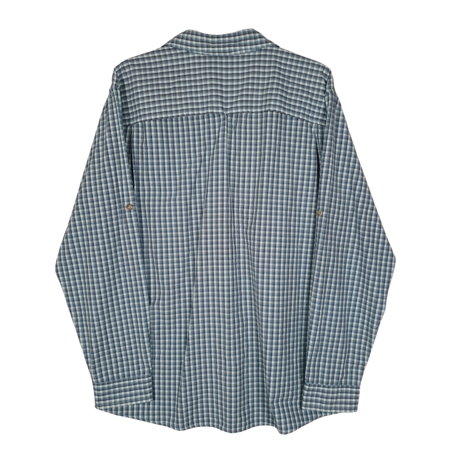 Mens Blue Eddie Bauer Walking Hiking Performance  Shirt