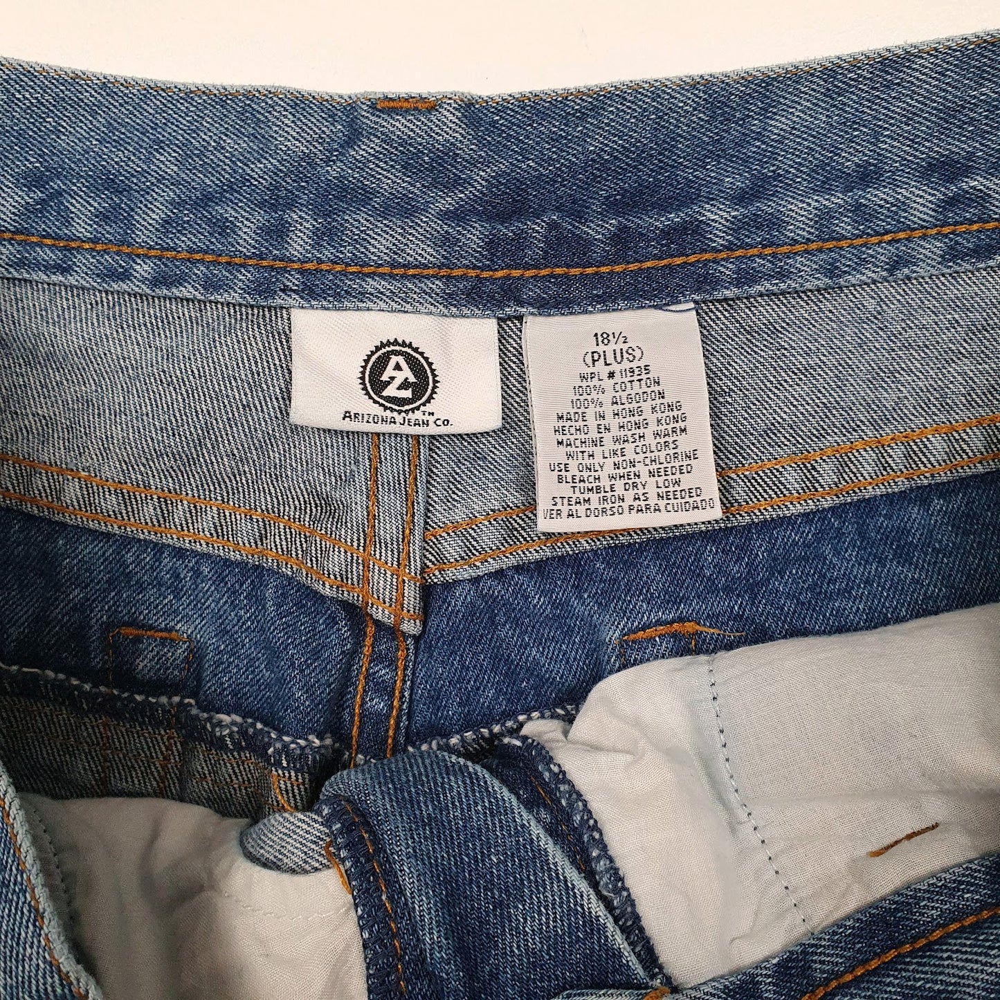 Womens Blue Arizona Jeans Co Patchwork  Shorts