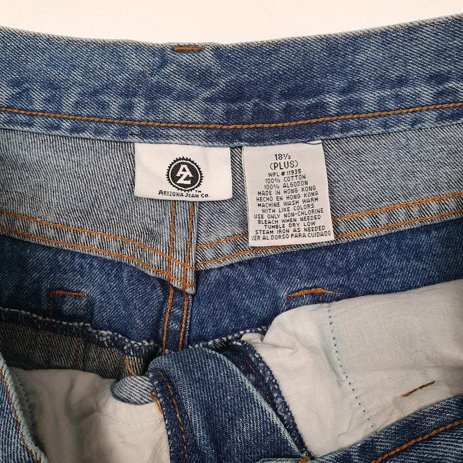 Womens Blue Arizona Jeans Co Patchwork  Shorts