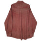 Mens Red L.L.Bean Flannel  Shirt