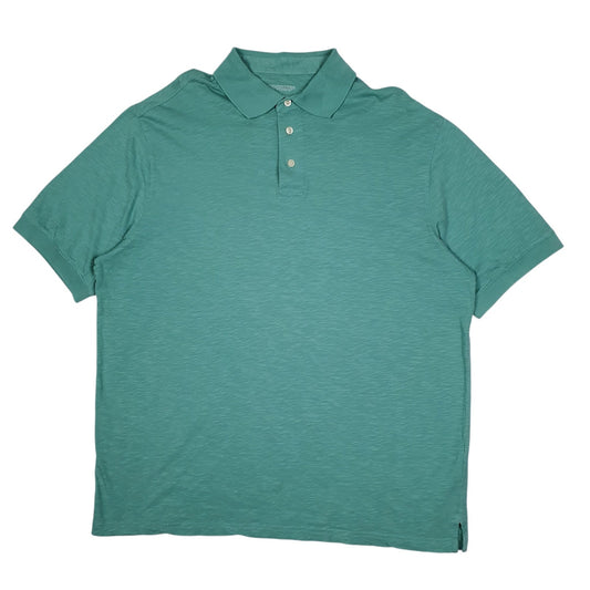 Mens Blue Roundtree & York  Short Sleeve Polo Shirt