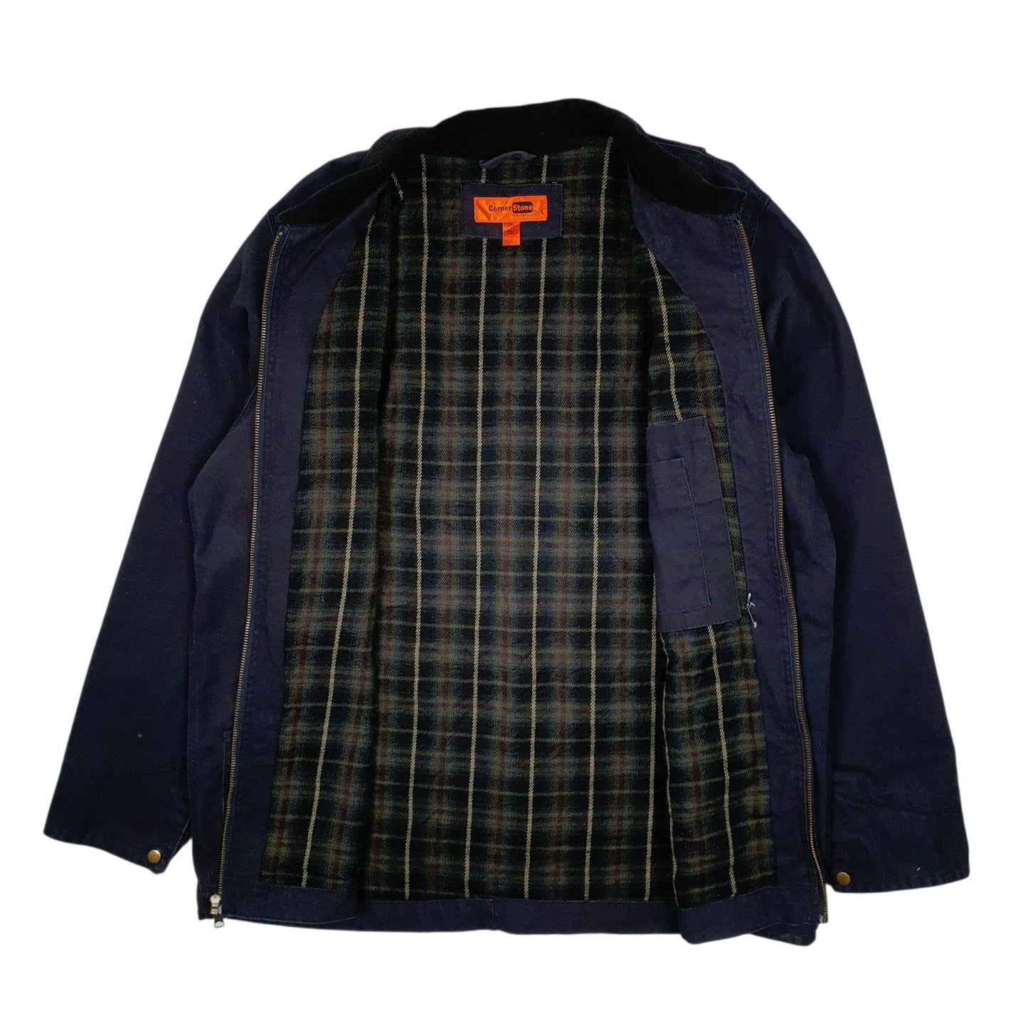 Mens Navy Cornerstone Chore Barn  Coat