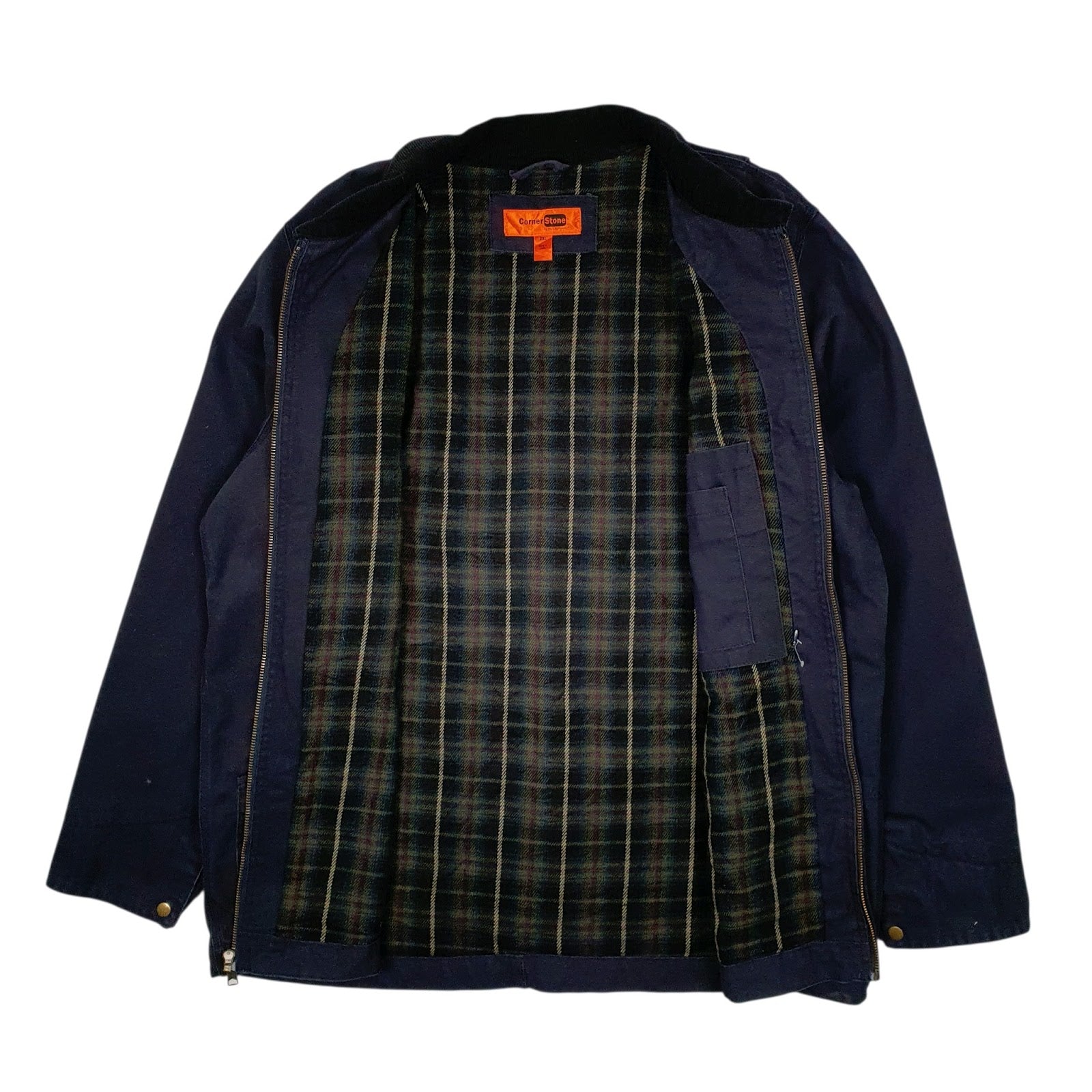 Mens Navy Cornerstone Chore Barn  Coat