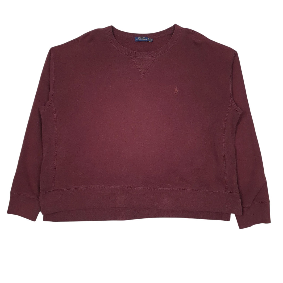 Womens Burgundy Polo Ralph Lauren  Crewneck Jumper