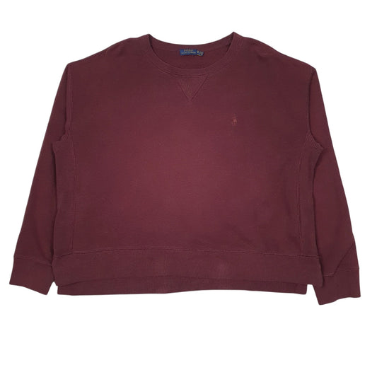 Womens Burgundy Polo Ralph Lauren  Crewneck Jumper