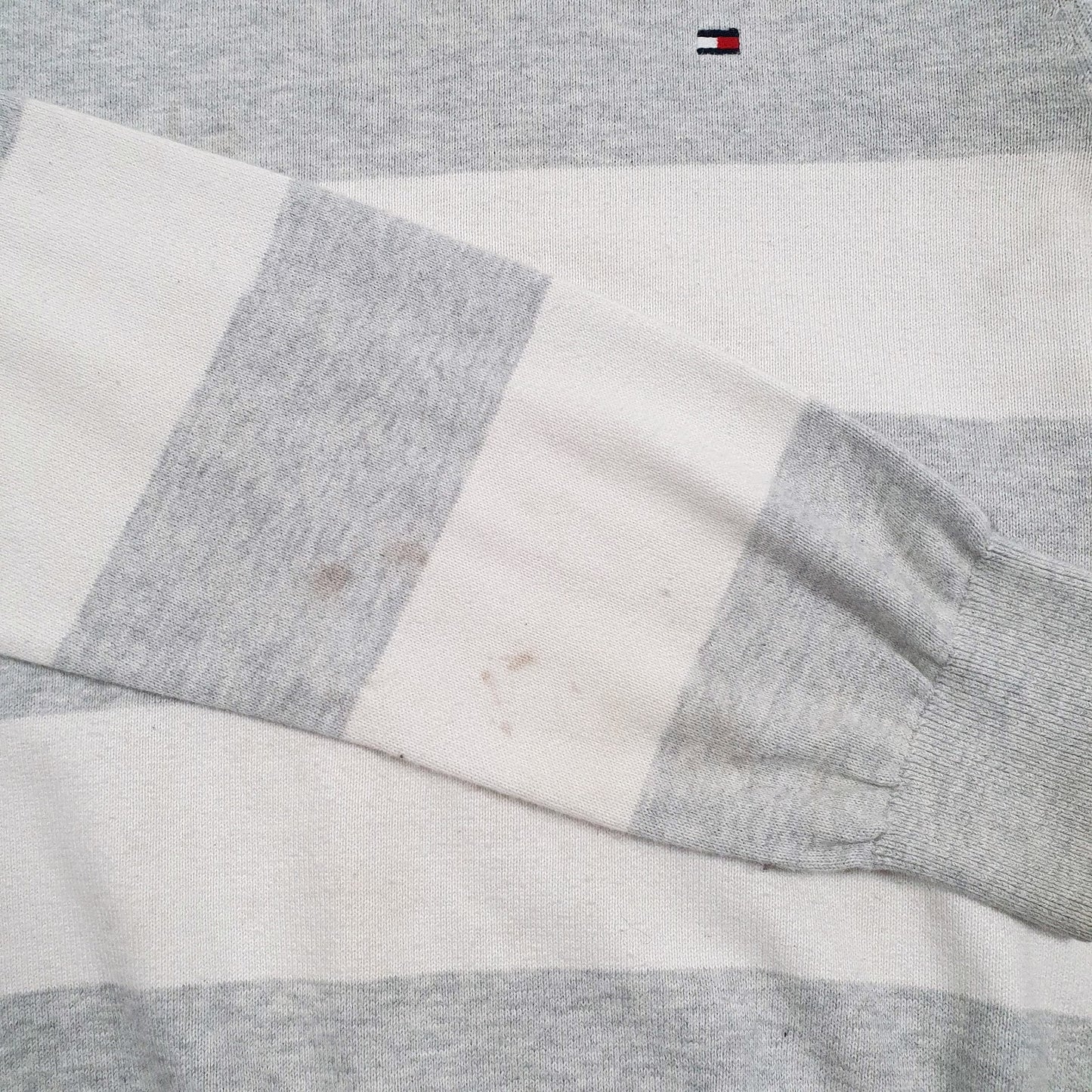 Mens Grey Tommy Hilfiger  Crewneck Jumper