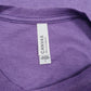Mens Purple Canvas   T Shirt