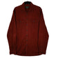 Mens Orange Eddie Bauer Corduroy Long Sleeve Shirt