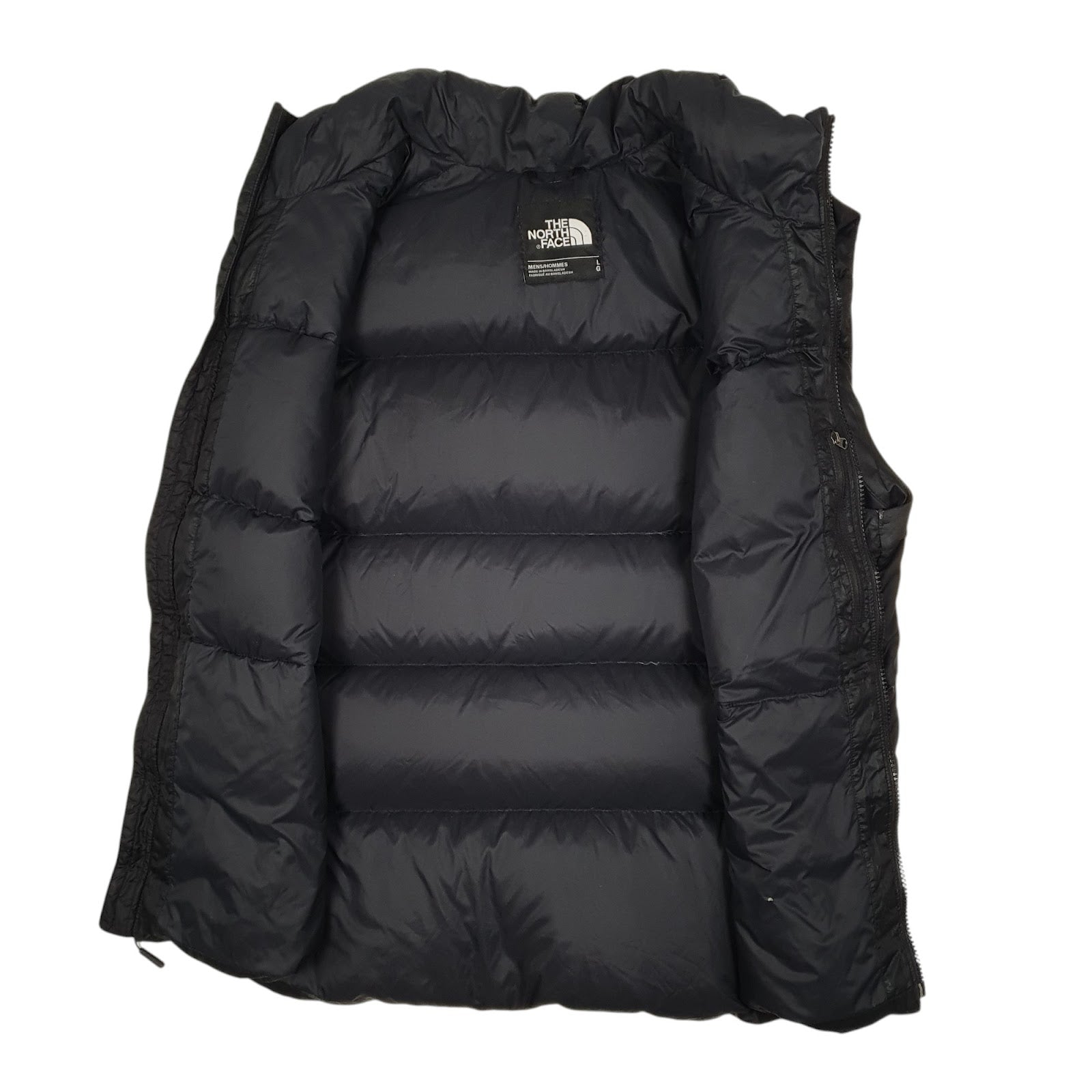 Mens Black The North Face Nuptse Gilet Vest Bodywarmer  Coat