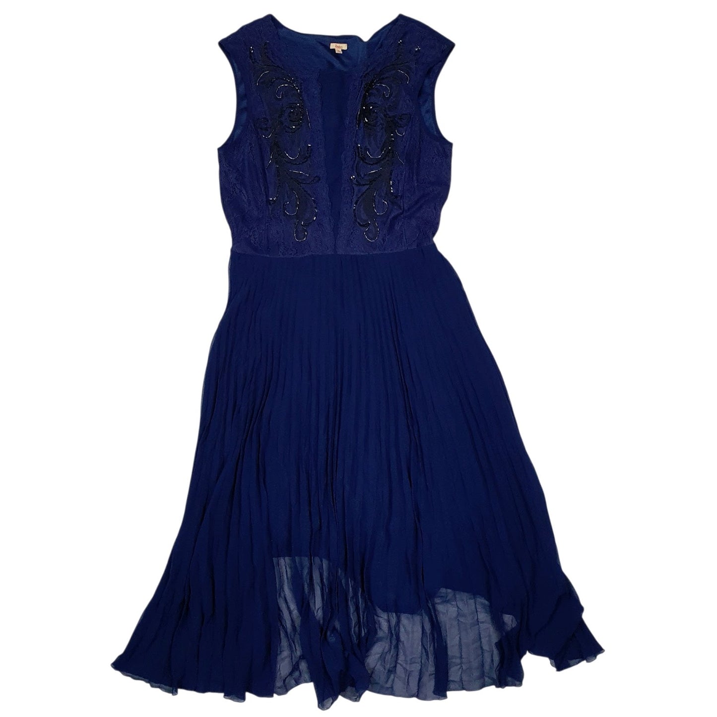 Womens Navy Reba Evening Occasion Sleeveless Dress