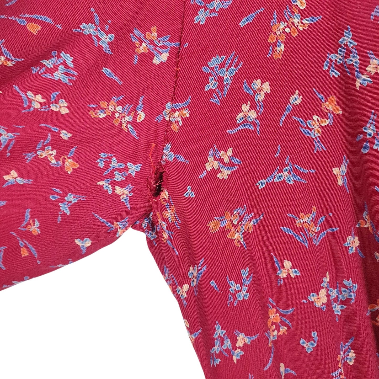 Womens Red Unbranded Floral Print  Dress