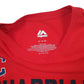 Mens Red Majestic Cleveland Guardians MLB Baseball  T Shirt