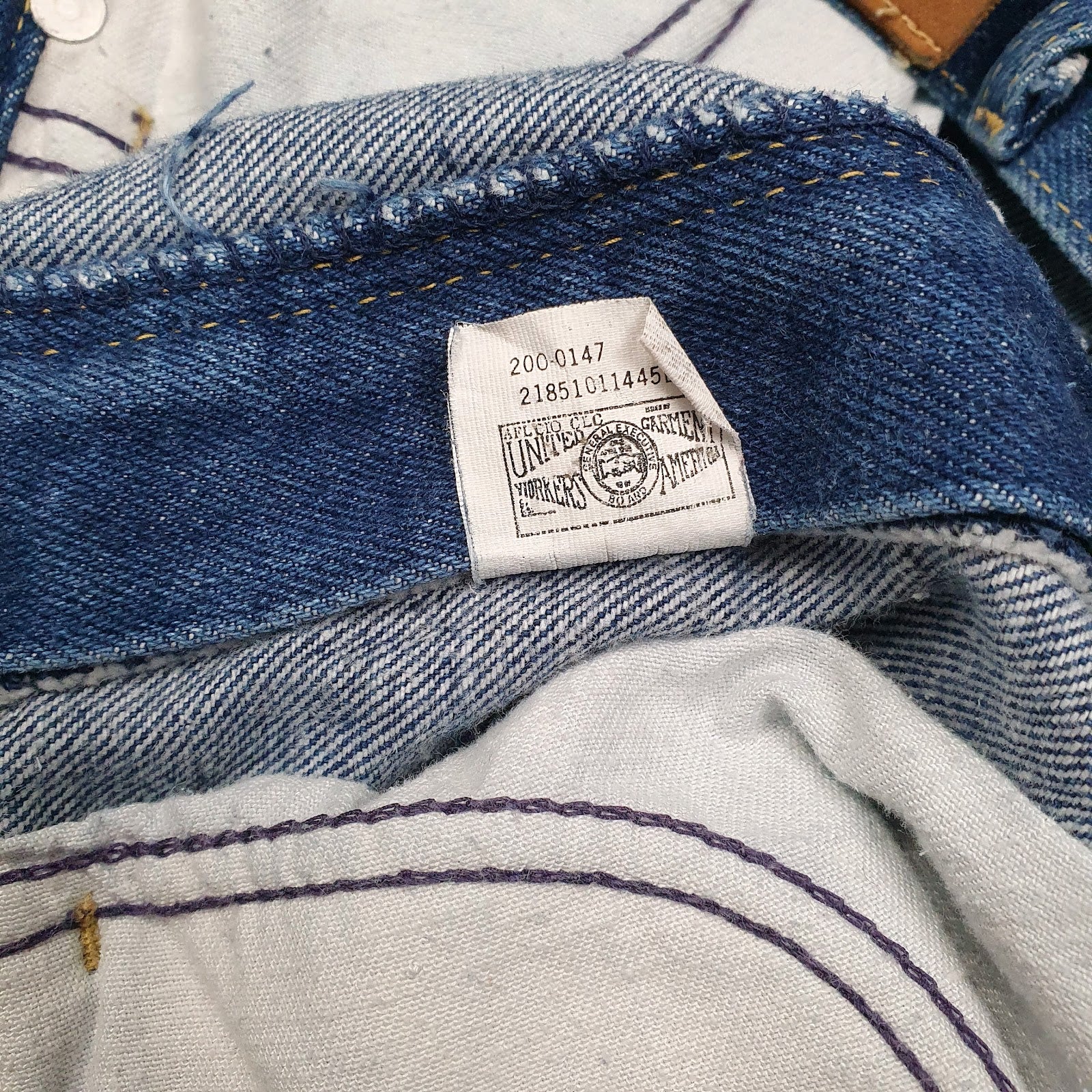 Mens Blue Lee Vintage 90s Made In USA  Shorts