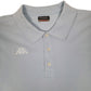 Mens Blue Kappa  Hoodie Polo Shirt