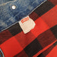 Mens Blue Levis Vintage 90s Blanket Lined Type 3 Trucker Full Zip Coat