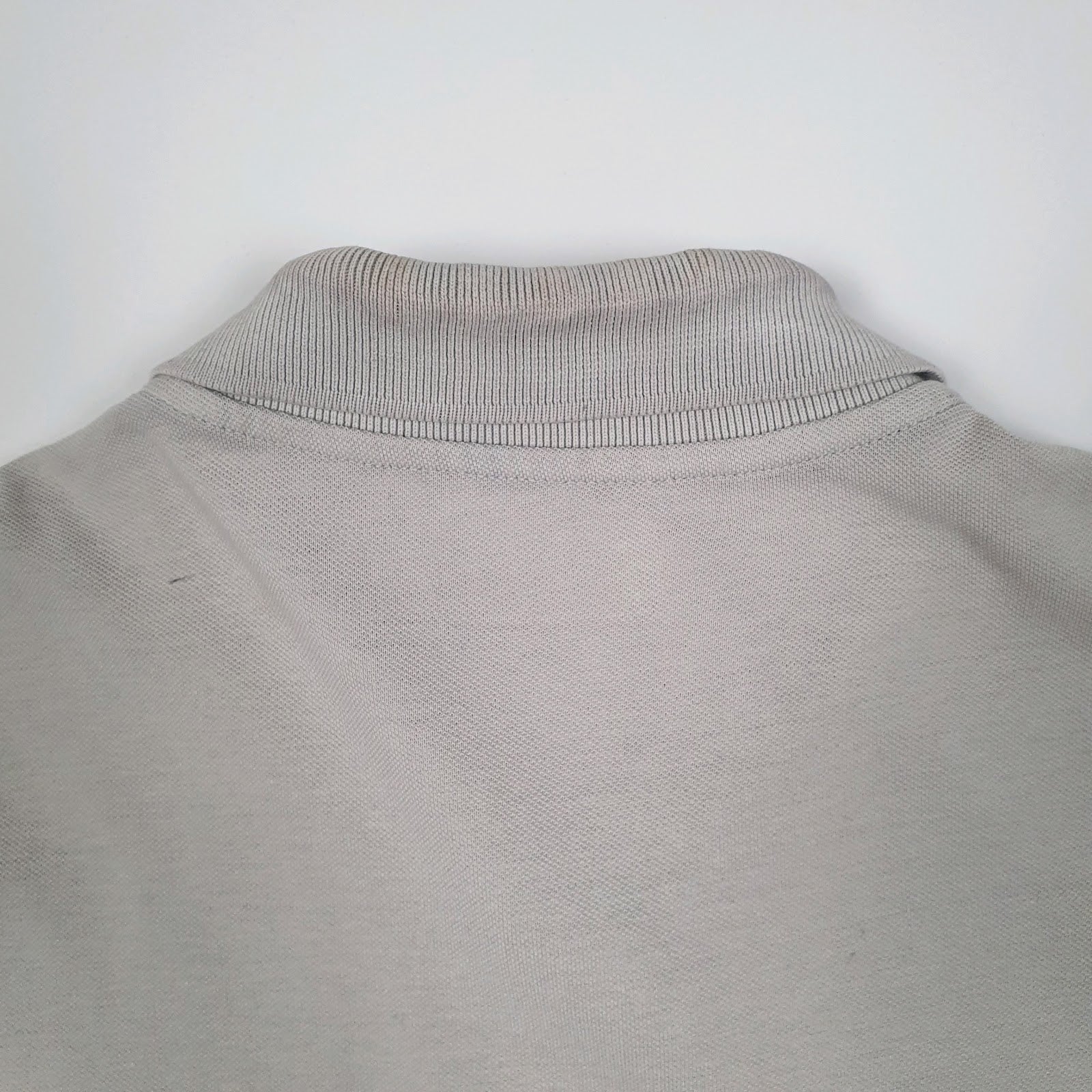 Mens Grey Kappa  Hoodie Polo Shirt