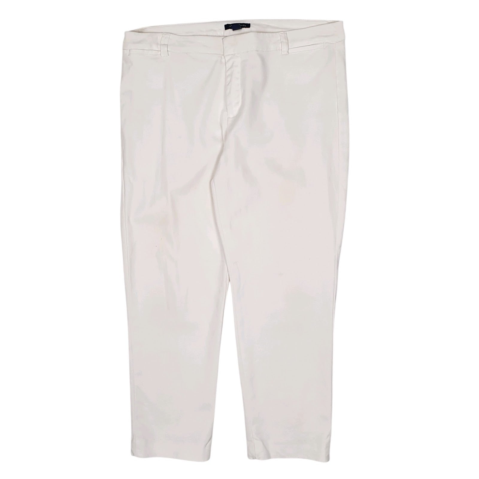 Womens White Tommy Hilfiger  Chino Trousers