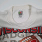 Mens White Fruit Of The Loom Wisconsin Badgers Rose Bowl Vintage 2000 NFL Crewneck Jumper