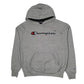 Mens Grey Champion  Hoodie Jumper