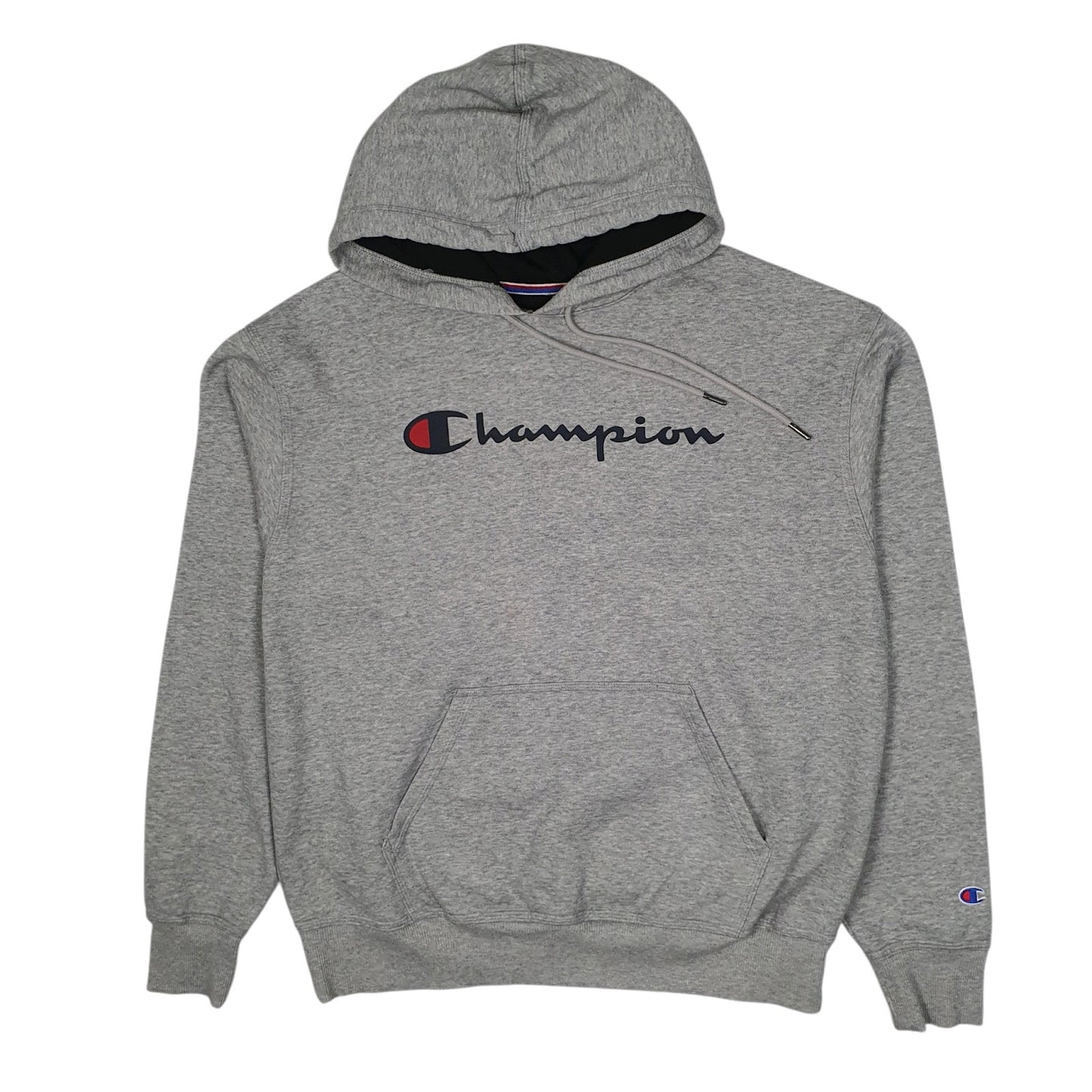 Mens Grey Champion  Hoodie Jumper