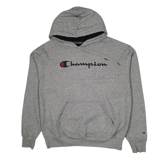 Mens Grey Champion  Hoodie Jumper
