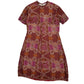 Womens Brown Unbranded  Short Sleeve Dress