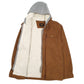 Mens Brown Lee Sherpa Lined  Coat