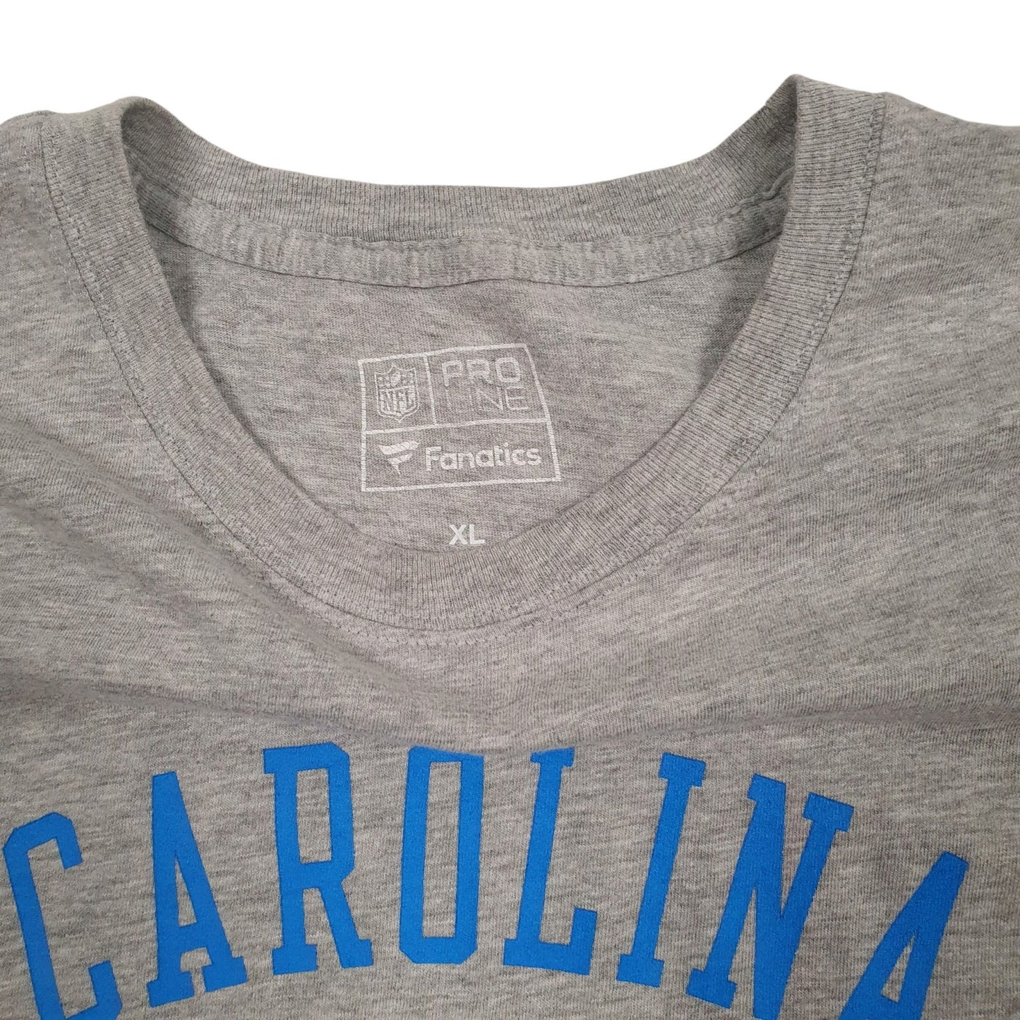 Womens Grey NFL Carolina Panthers  T Shirt