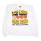 Mens White Fruit Of The Loom Vintage 00s Lady Hawks State Bound Long Sleeve T Shirt