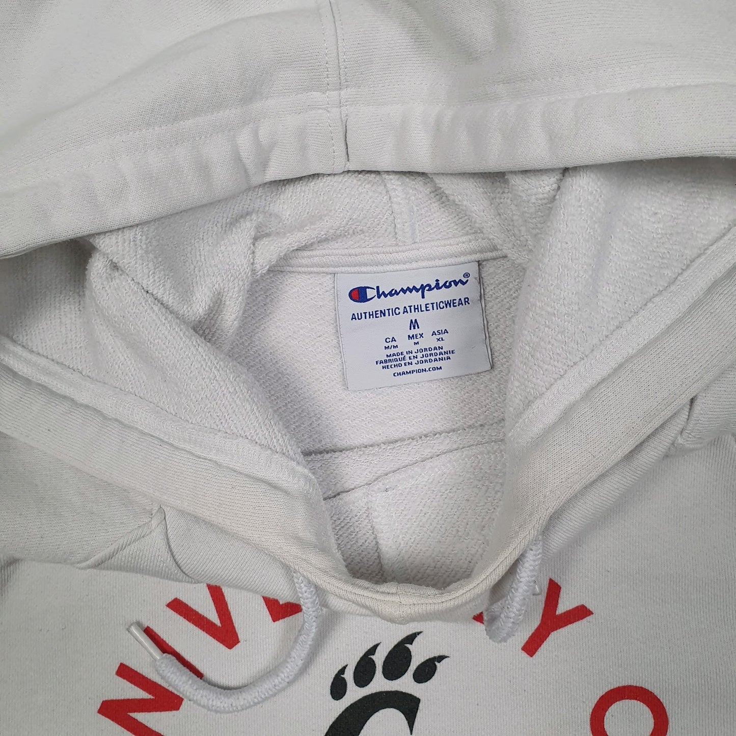 Womens White Champion Cincinnati Bearcats Hoodie Jumper