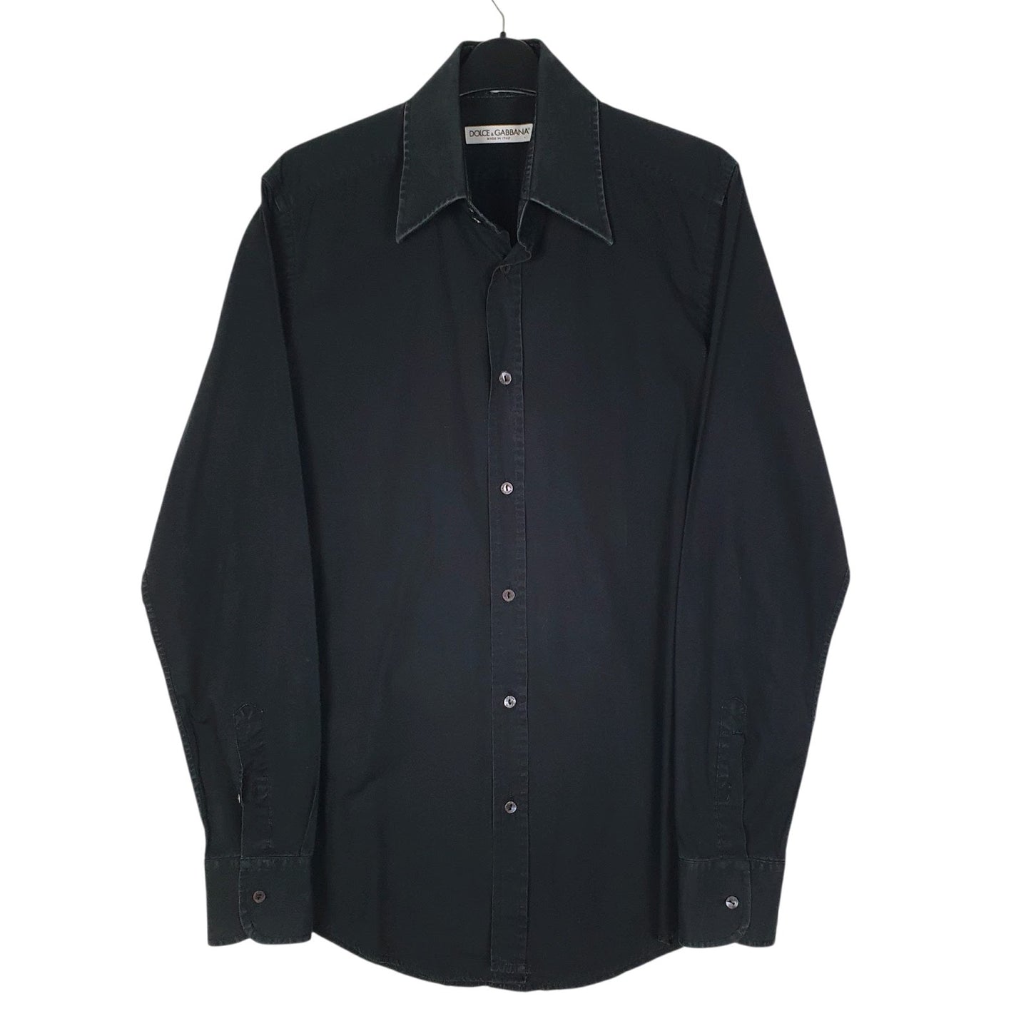 Mens Black Dolce & Gabbana  Long Sleeve Shirt
