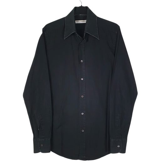Mens Black Dolce & Gabbana  Long Sleeve Shirt
