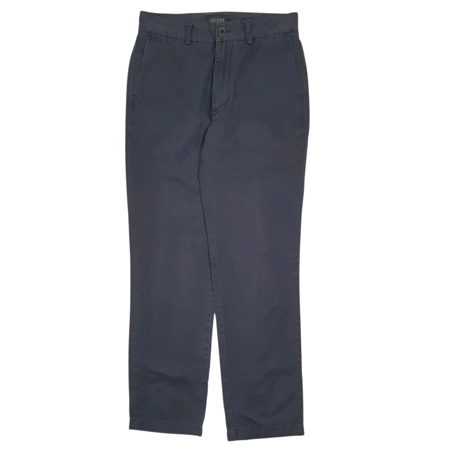 Mens Navy Guess  Chino Trousers