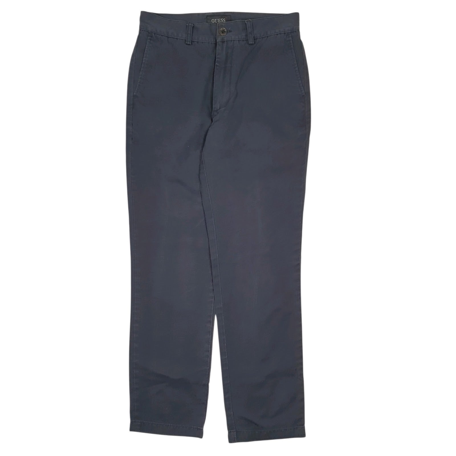 Mens Navy Guess  Chino Trousers