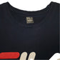 Mens Navy Fila   T Shirt