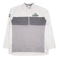 Mens White Adidas Active Wear Hill-Murray Pioneers Girls Basketball Quarter Zip Jumper