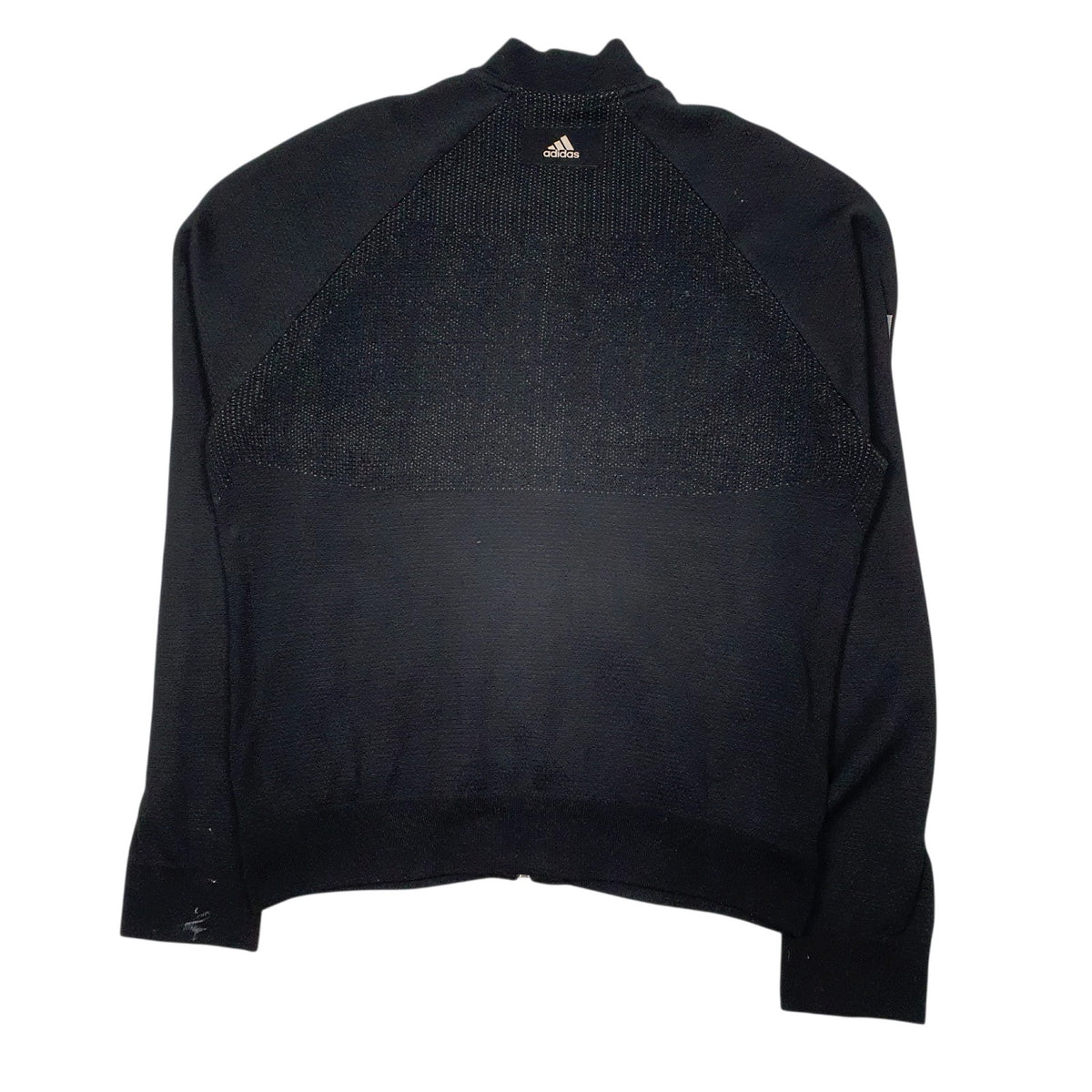 Womens Black Adidas  Full Zip Jumper