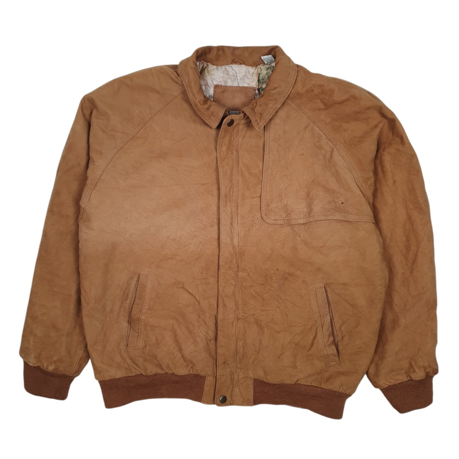 Mens Brown Marlboro Vintage 90s Vest Coat