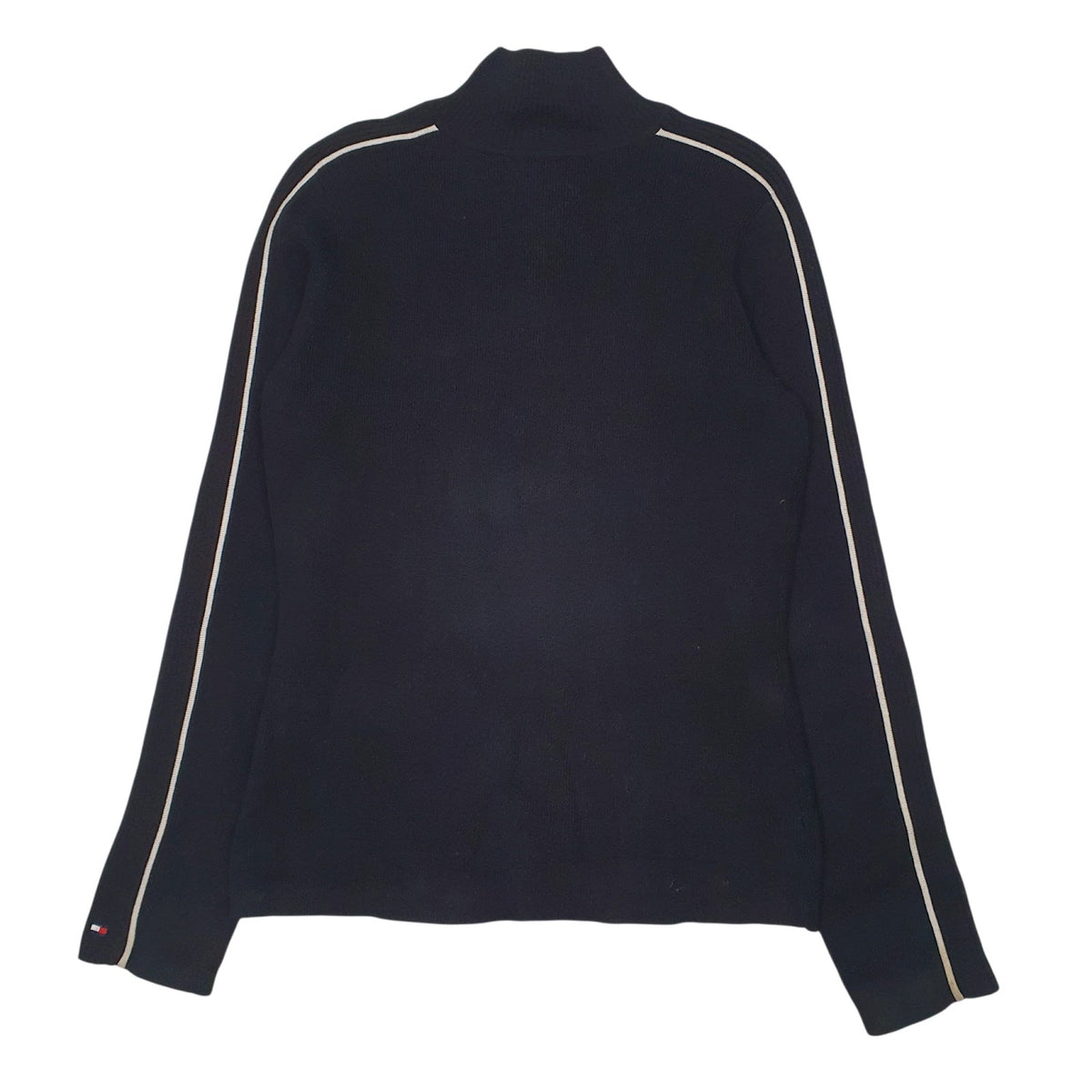 Womens Black Tommy Hilfiger  Quarter Zip Jumper